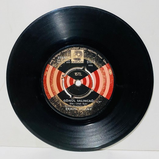 erkin koray - gönül salıncağı - hayat bir teselli 45 lik plak 