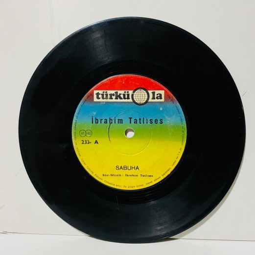 İBRAHİM TATLISES - Sabuha / Ayrılık Kolay Değil 45 lik plak 