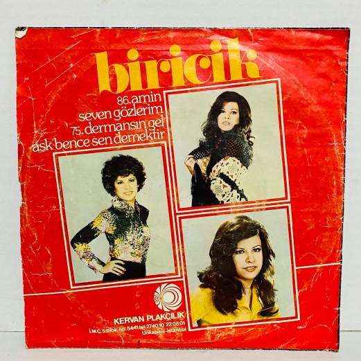 BİRİCİK - AMİN - SEVEN GÖZLERİM 45 LİK PLAK