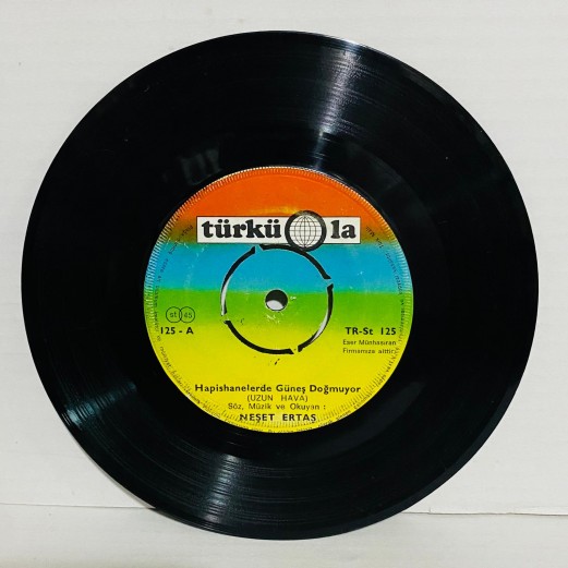 neşet ertaş - kendim ettim kendim buldum - mahpushanelere güneş doğmuyor 45 lik plak 