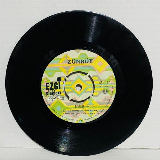 ZÜMRÜT - dönüş - sevgim 45 LİK PLAK 