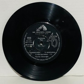 NURHAN DAMCIOĞLU - FINDIKKURDU - DONDURMA - SÜS SALTANAT - KABAĞIDA BOYNUMA TAKARIM - EBE GÜMECİ 45 LİK PLAK  