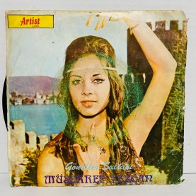 müşerref tezcan - dün gece meyhanede - yabancı el değmesin  45 lik plak 