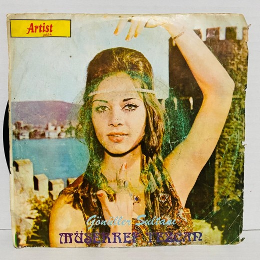 müşerref tezcan - dün gece meyhanede - yabancı el değmesin  45 lik plak 