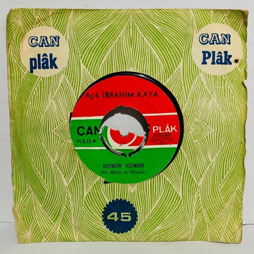 aşık ibrahim kaya - bizimdir bizimdir - yağmur altında  45 lik plak 