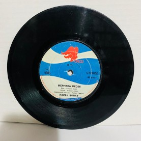 nazan şoray - merhaba dedim - pişman olsanda  45 lik plak 