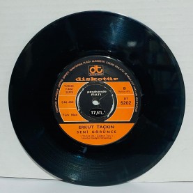 erkut taçkın - beyaz ev - seni görünce 45 lik plak 