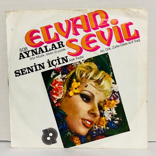 elvan sevil & zafer dilek - arif sağ ork. - aynalar - senin için 45 lik plak 