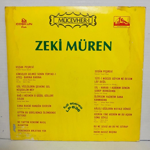 ZEKİ MÜREN - Mücevher 1 LP 