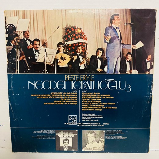 necdet tokatlıoğlu 3 besteleriyle LP
