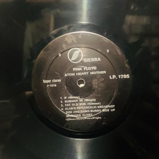 Pink Floyd ‎– Atom Heart Mother LP ( Turkey Baskı )