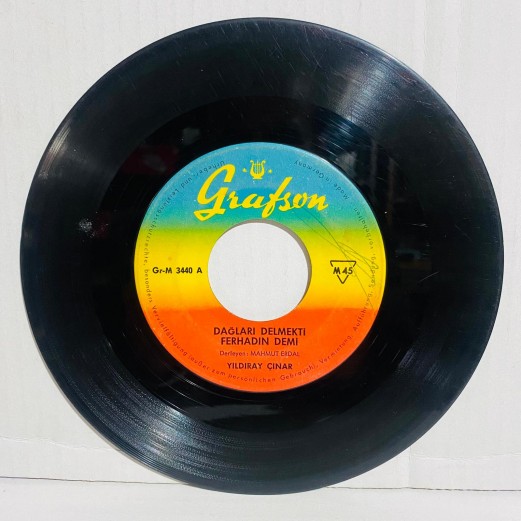 YILDIRAY ÇINAR - DAĞLARI DELMEKTİ FERHATIN DEMİ - GAM YEME GÖNÜL 45 LİK PLAK
