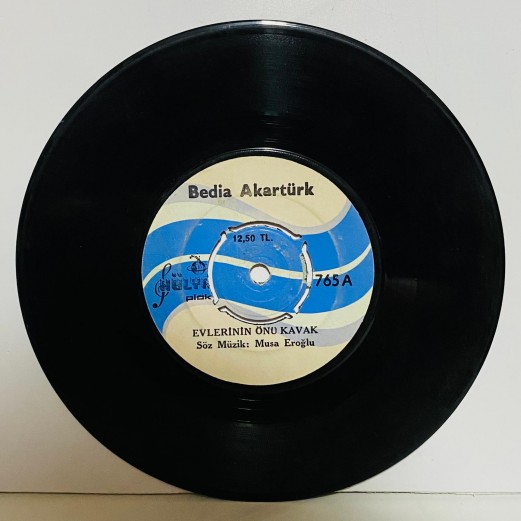 bedia akartürk - elerinin önü kavak - bal koydum çini taşa  45 lik plak 