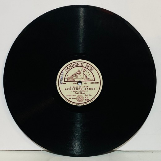 ZEKİ MÜREN - BEKLENEN ŞARKI - TELGRAFIN TELLERİ   TAŞ PLAK 
