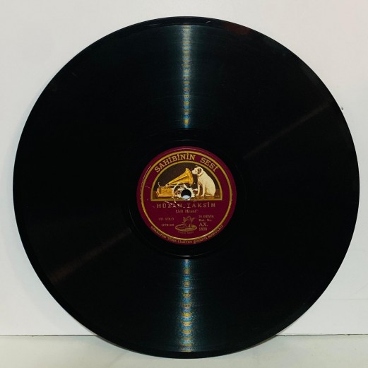 udi hrant - hüzam taksim  - hicaz taksim 78 devir taş plak 