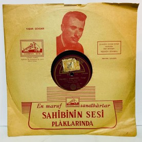 yaşar güvenir - ay ışığını sermiş güle - yıllarca sabrettim 78 devir taş plak 