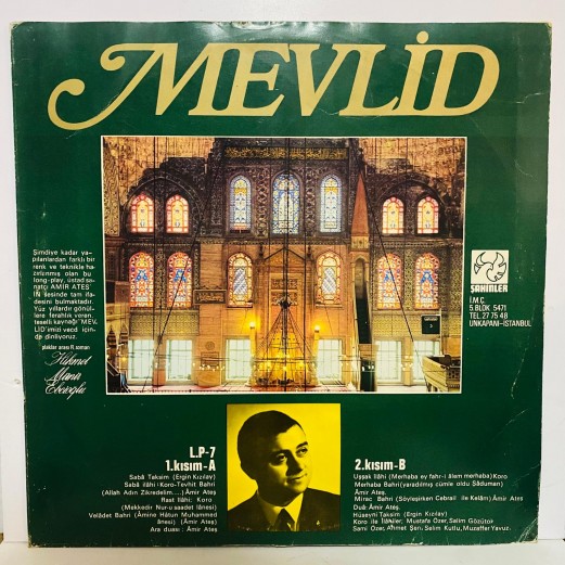 AMİR ATEŞ - MEVLİD LP  (A)