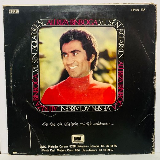 ali rıza binboğa - ve sen ağlarken lp (E)