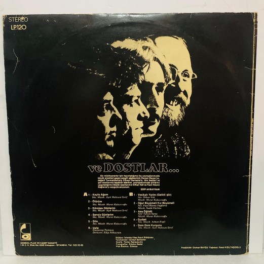 edip akbayram ve dostlar - 1985 lp (E)