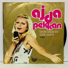 ajda pekkan - tanrı misafiri - içme sakın 45 lik plak (E)