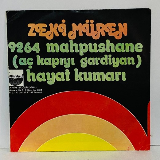 ZEKİ MÜREN - Mahpushane / Hayat Kumarı 45 lik plak ( E ) 