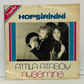 dağhan - attila  atasoy - ayşe mine - hopşirinini - bir dünya kuralım - bir büyük kent şarkısı 45 lik plak (E)
