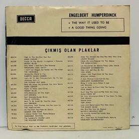 engelbert humperdınck - the  way ıt used to be - a good thıng goıng 45 lik plak (E)