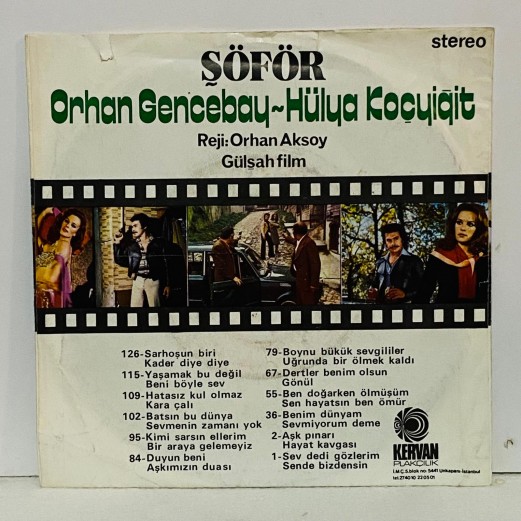 ORHAN GENCEBAY - SARHOŞUN BİRİ - KADER DİYE DİYE 45 LİK PLAK (E)