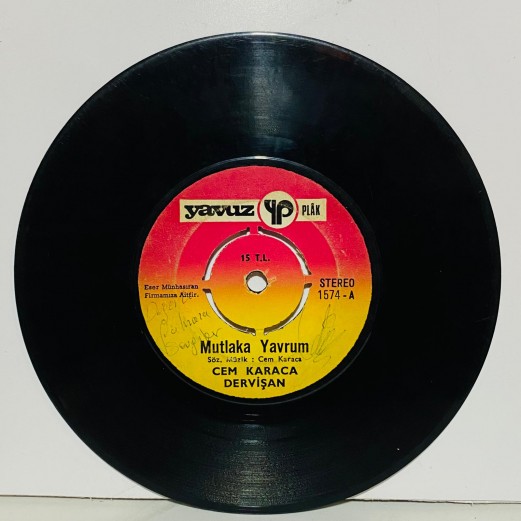 CEM KARACA - MUTLAKA YAVRUM - KAVGA 45 LİK PLAK 