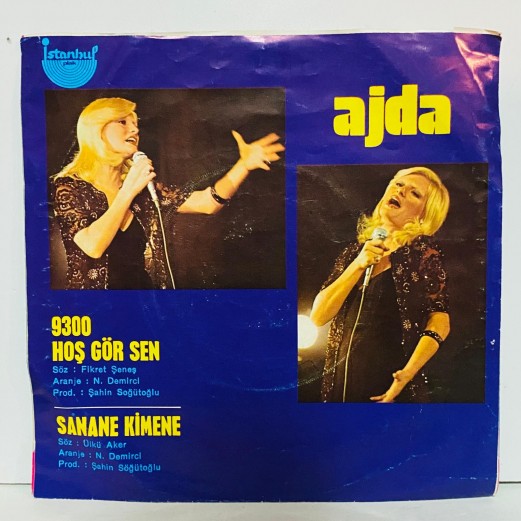 ajda pekkan - hoş gör sen - sana ne kime ne 45 lik plak 