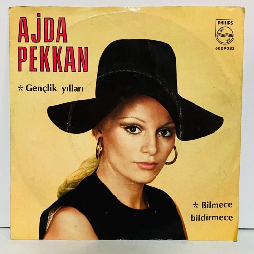 ajda pekkan - gençlik yılları - bilmece bildirmece 45 lik plak