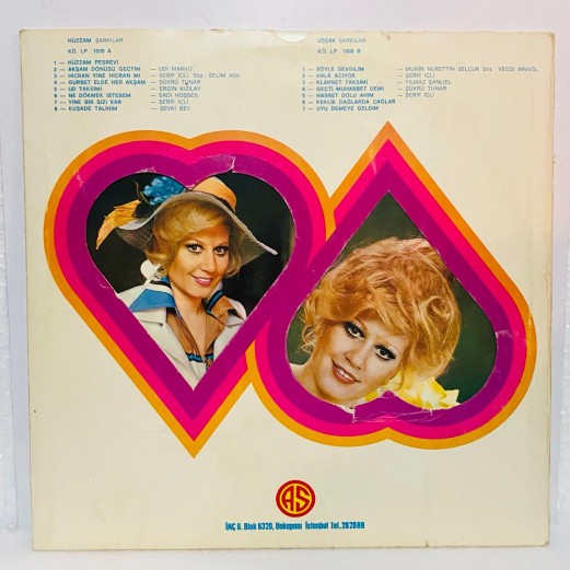 muazzez abacı - hüzzam ve uşşak şarkılar LP