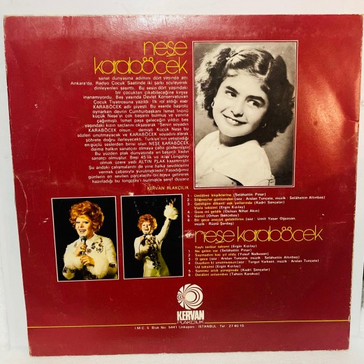 neşe karaböcek - silemezler gönlümden LP