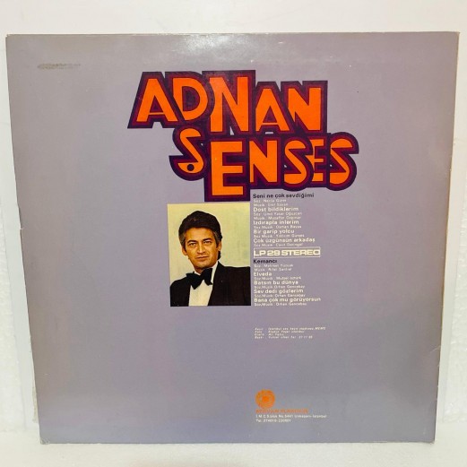 Adnan Şenses -  Çok Üzgünsün Arkadaş LP 