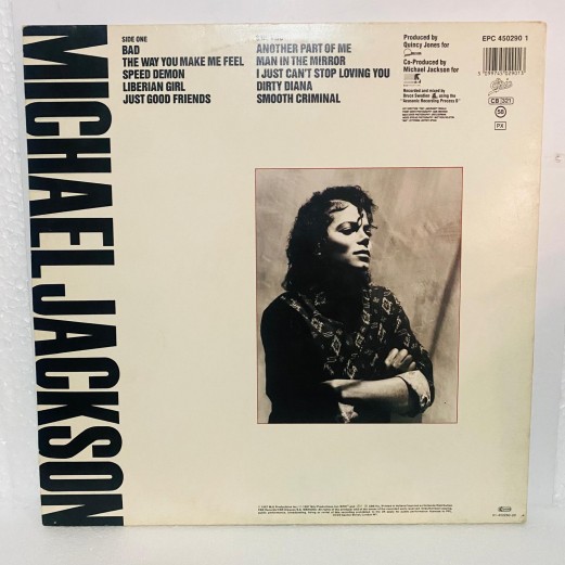 MİCHAEL JACKSON ‎– Bad LP