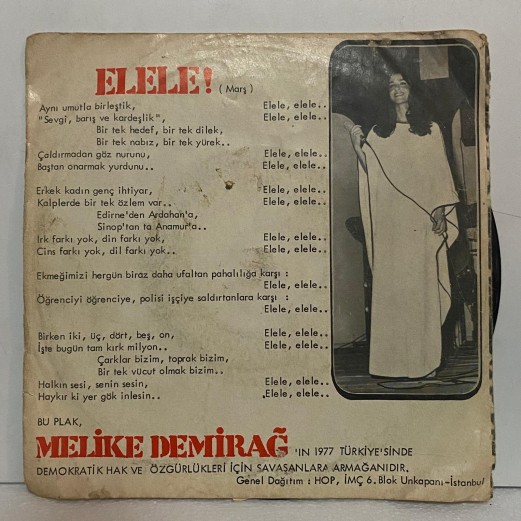 melike demirağ - elele - niçin 45 lik plak