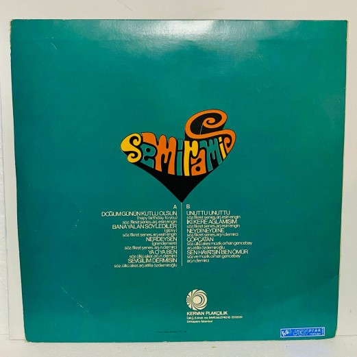 semiramis pekkan - bana yalan söylediler LP ( 1975 ) Dönem Baskı