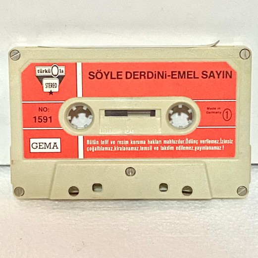 emel sayın - söyle derdini türküola kaset 