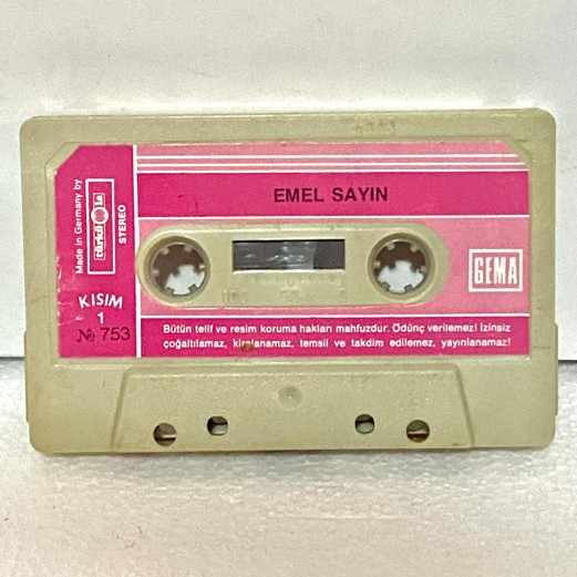 emel sayın - 753 türküola kaset 