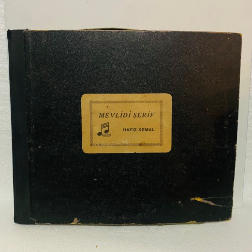 bay hafız kemal - mevlidi şerif  set ( 5 PLAK )  özel klasöründe 78 devir taş plak 