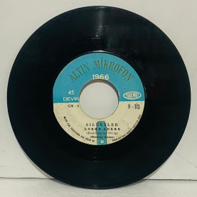 1966 altın mikrofon - silüetler - dede efendi - lorke 45 lik plak 
