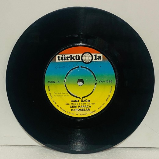 cem karaca & kardaşlar  - mehmete ağıt - kara üzüm  45 lik plak