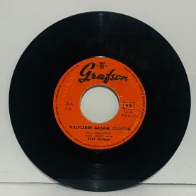 zeki müren - kalplerde akşam oluyor - dola kollarını 45 lik plak 