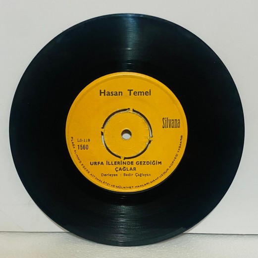 hasan temel - urfa ellerinde gezdiğim çağlar - dertli çoban  45 lik plak 