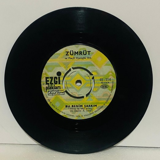 ZÜMRÜT - Aşk Sönmesin (Long Live Love) / Bu Benim Şarkım (This Is My Song)  45 lik plak 