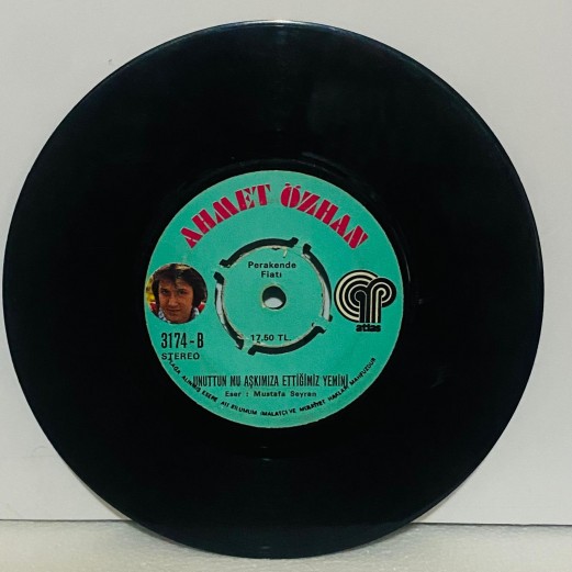 AHMET SEZGİN - her gece yollarda  gözlerin seni - unuttunmu aşkımıza ettiğimiz  yemini 45 lik plak