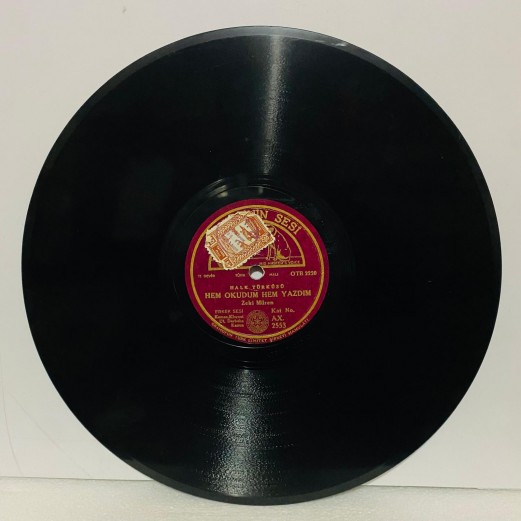 zeki müren - hem okudum hem yazdım - bu aşkın ızdırabı 78 devir taş plak 