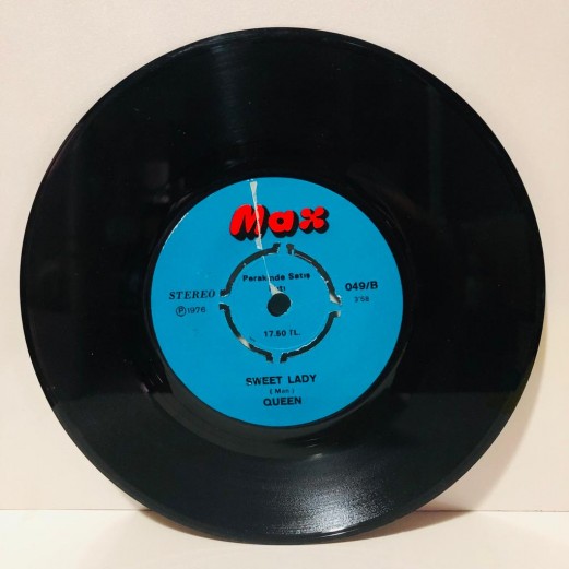 Queen - bohemıan rhapsody - sweet lady 45 lik plak 