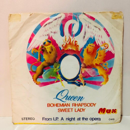 Queen - bohemıan rhapsody - sweet lady 45 lik plak 