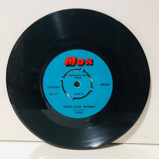 kıss - Hard Luck Woman -  Detroit Rock City 45 lik plak